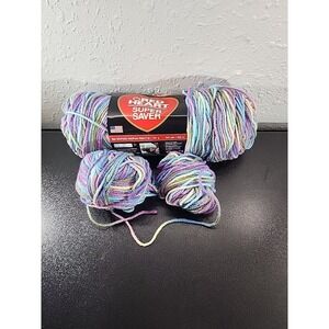 Red Heart Super Saver "Monet" Multicolor 5 oz/244 yds 4-Med Washable Yarn